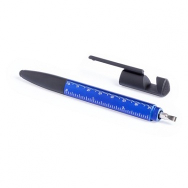 Logotrade mainostuote tuotekuva: Reklaamkingitus: Multifunctional tool, ball pen, screen cleaner, ruler, phone stand, touch pen, screwdrivers