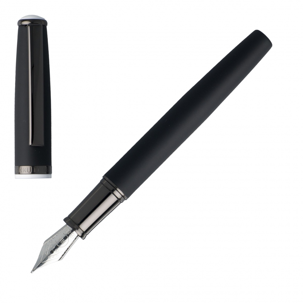 Logotrade mainoslahja tuotekuva: Ärikingitus: Fountain pen Spring Black, värviline