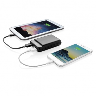 Logotrade liikelahjat kuva: Reklaamtoode: 10.000 mAh pocket powerbank, must