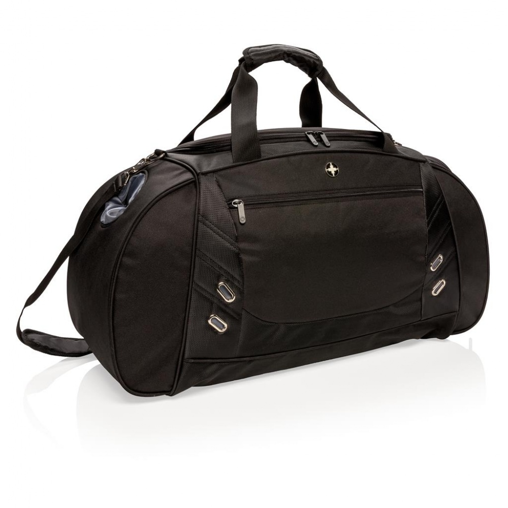 Logotrade liikelahjat kuva: Meene: Swiss Peak weekend/sports bag, black