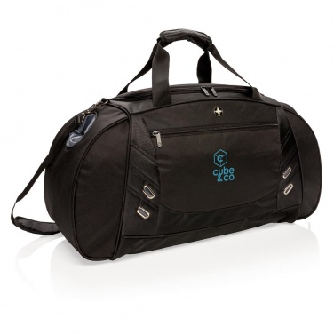 Logo trade liikelahjat mainoslahjat kuva: Meene: Swiss Peak weekend/sports bag, black