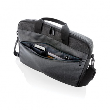 Logotrade mainostuote tuotekuva: Firmakingitus: 900D laptop bag PVC free, black