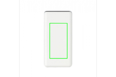 Logotrade mainoslahja tuotekuva: Firmakingitus: Ultra fast 10.000 mAh powerbank with PD, white