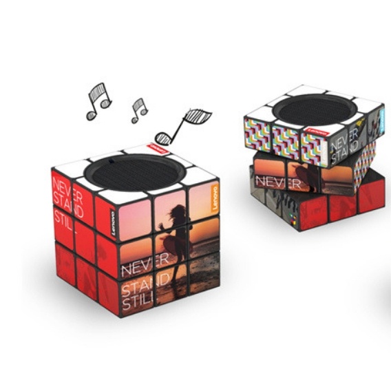 Logo trade liikelahja kuva: Rubik’s® bluetooth-kaiutin