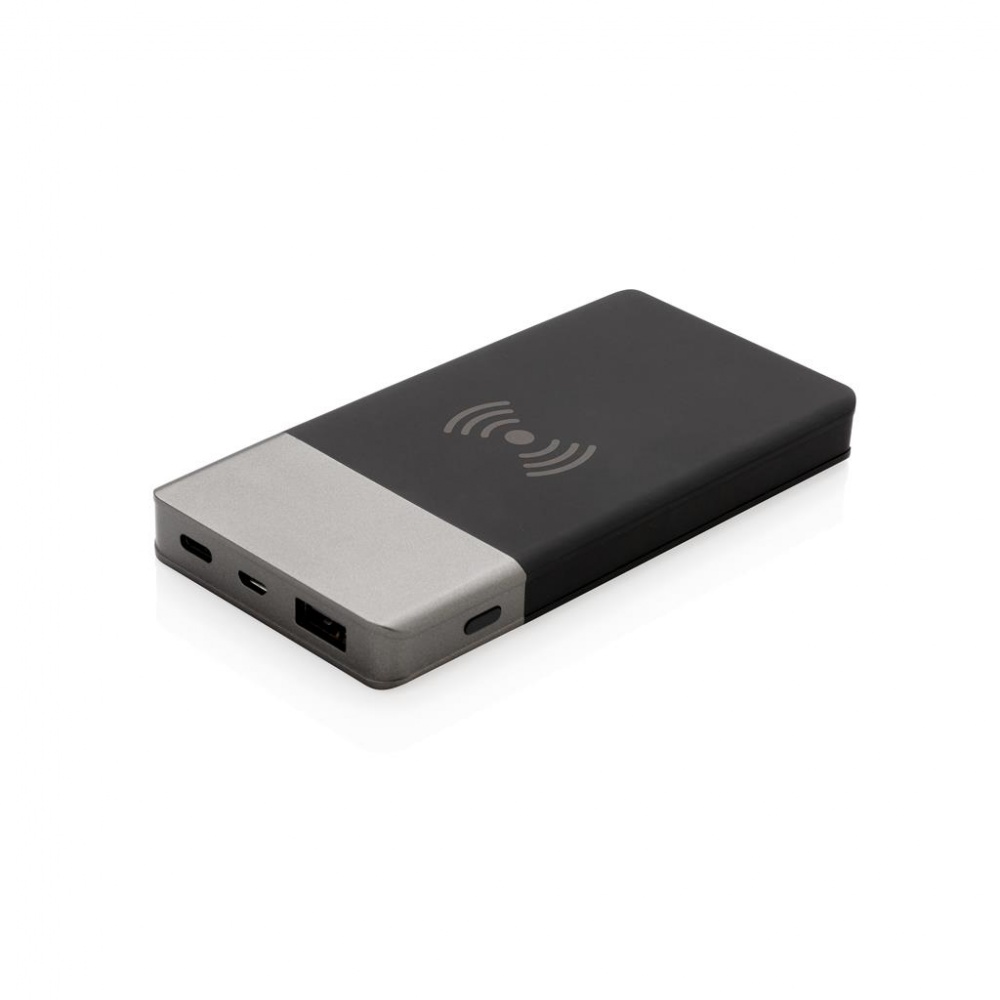 Logotrade liikelahja tuotekuva: Ärikingitus: 5.000 mAh Soft Touch Wireless 5W Charging Powerbank
, grey