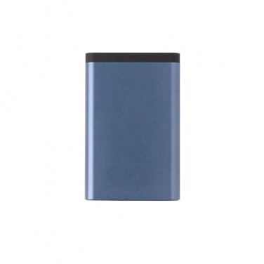 Logotrade liikelahja mainoslahja kuva: Meene: 10.000 mAh Aluminum pocket powerbank, blue