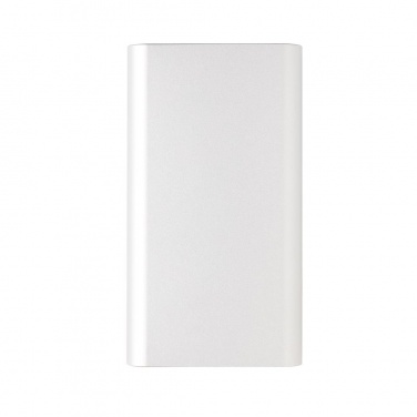 Logo trade liikelahja kuva: Reklaamkingitus: Aluminium 10.000 mAh 5W Wireless Powerbank, silver