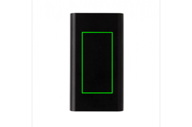 Logo trade mainostuotet tuotekuva: Reklaamkingitus: Aluminium 10.000 mAh 5W Wireless Powerbank, silver