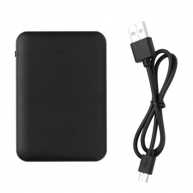 Logotrade mainostuotet kuva: Firmakingitus: Fiko wireless charging portfolio A4 with powerbank, black