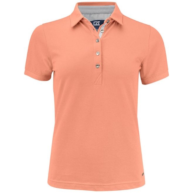 Logo trade liikelahjat tuotekuva: Advantage  Premium Polo naisille, oranssi