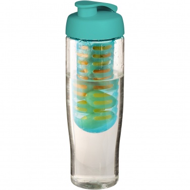 Logotrade mainostuote tuotekuva: H2O Active® Tempo 700 ml flip kansi urheilujuomapullo & uuttaja