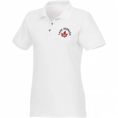 Logotrade mainoslahjat ja liikelahjat tuotekuva: Beryl short sleeve women's organic recycled polo