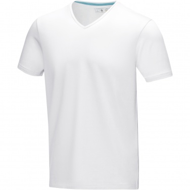 Logotrade liikelahjat mainoslahjat tuotekuva: Kawartha short sleeve men's organic V-neck t-shirt