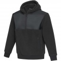 Evans kierrätetty sherpa-fleece, unisex, Tasainen musta