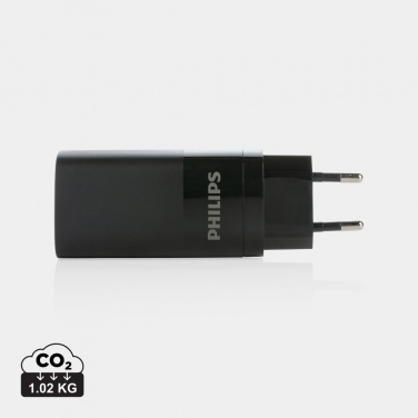 Logo trade liikelahjat mainoslahjat kuva: Philips 65 W erittäin nopea PD 3-porttinen USB-laturi