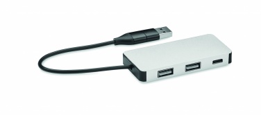 Logotrade mainoslahja tuotekuva: 3 portin USB-keskitin