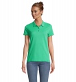 PLANET WOMEN Polo 170g, Kevään vihreä