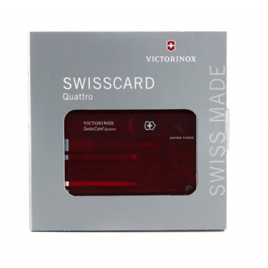 Logotrade liikelahja mainoslahja kuva: SwissCard Quattro Victorinox