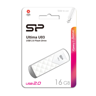 Logo trade mainoslahja ja liikelahja tuotekuva: Pendrive Silicon power ultima u03