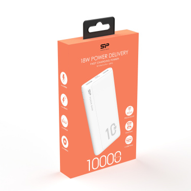 Logotrade liikelahja tuotekuva: POWER BANK SILICON POWER QP15 10000 MAH