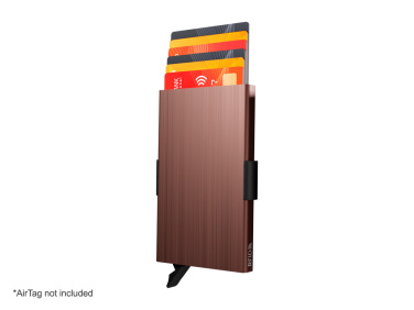 Logotrade liikelahja tuotekuva: RFID-luottokorttikotelo, jossa on pidike AirTagille 2163155