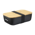 Midori Bamboo Lunchbox, musta