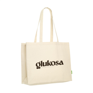 Logotrade liikelahja tuotekuva: ECO Shopper luomupuuvilla (180 g/m²) ostoskassi