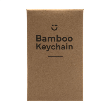 Logotrade liikelahjat mainoslahjat tuotekuva: Bamboo Key Circle avaimenperä