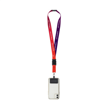 Logo trade mainostuotet tuotekuva: Lanyard Promo Complete Sublimatie RPET 2 cm ja Patch