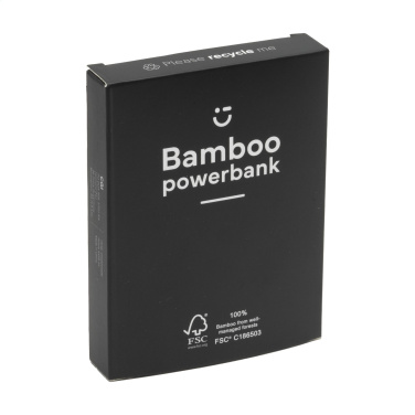 Logotrade liikelahjat kuva: Bamboo 4000 Powerbank ulkoinen laturi