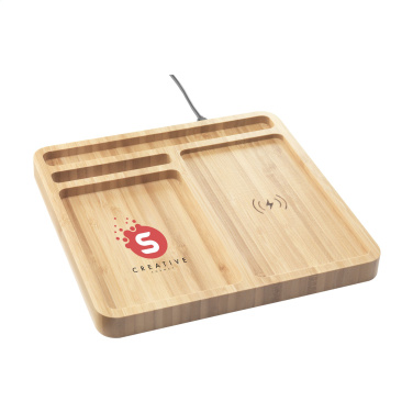 Logotrade liikelahja mainoslahja kuva: Bamboo Organizer laturi