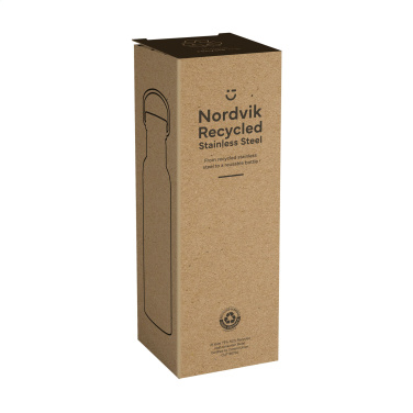 Logo trade mainostuotet tuotekuva: Nordvik RCS Recycled Steel 500 ml juomapullo