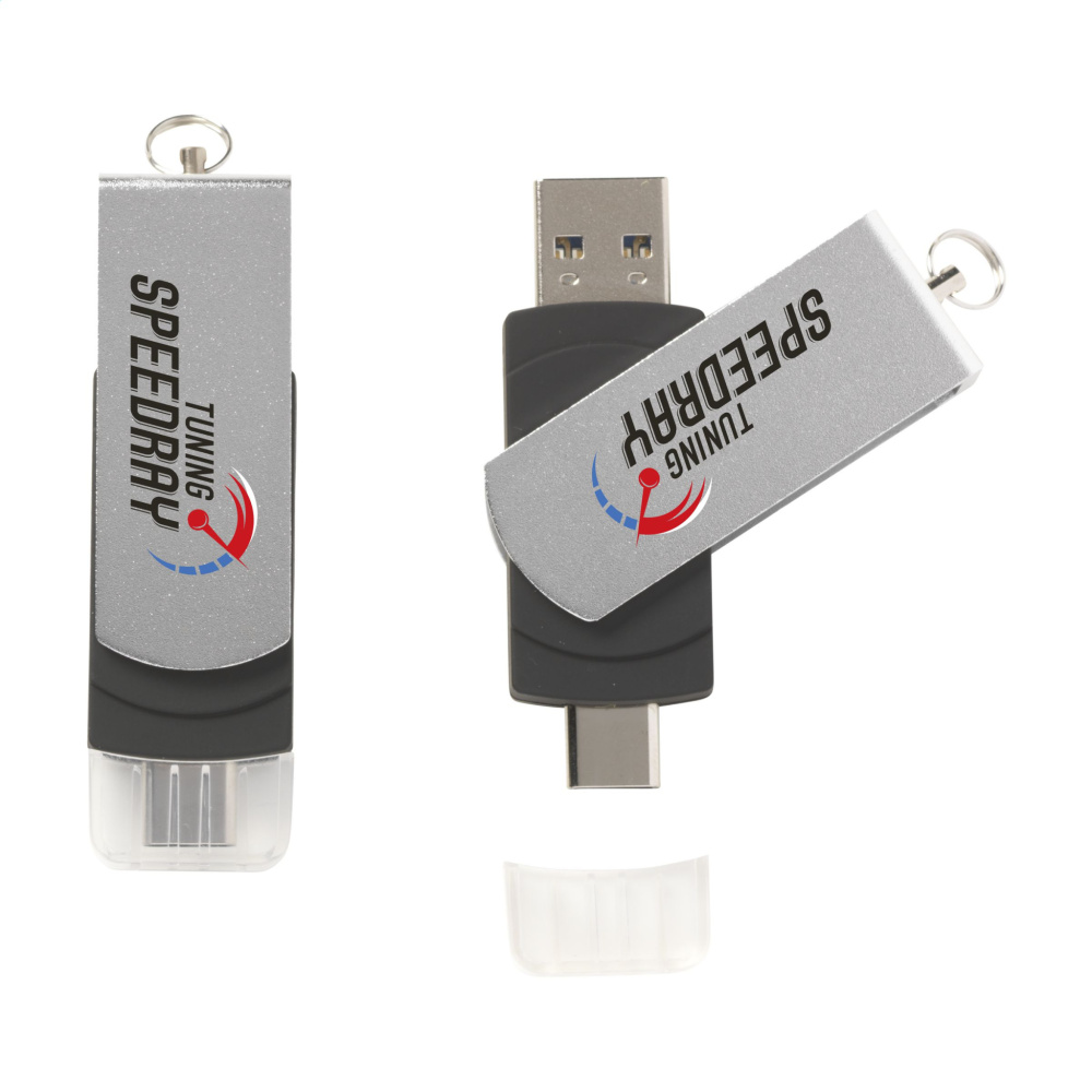 Logotrade mainoslahja ja liikelahja kuva: USB Dual Connect 3.0 - Type-C 32 Gt