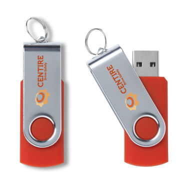 Logotrade mainostuote tuotekuva: USB Twist varastosta 8 Gt