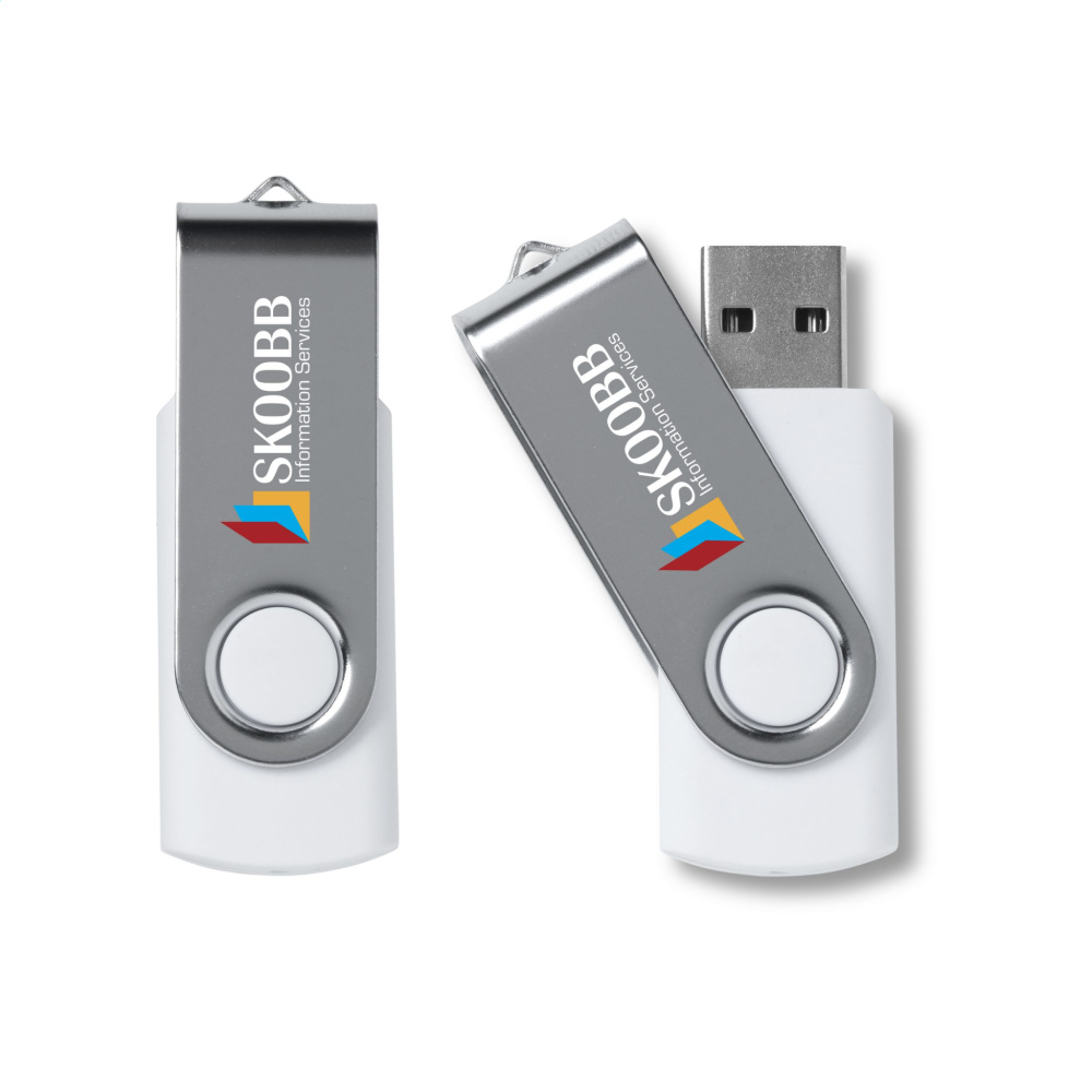 Logotrade mainoslahjat ja liikelahjat tuotekuva: USB Twist 16GB