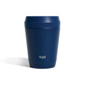 Topl Kierrätysteräs To Go Tumbler patentoitu 360 kansi 235ml, laivasto