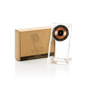 Logo trade liikelahja mainoslahja tuotekuva: Magcharge 15W magneettinen langaton latausteline