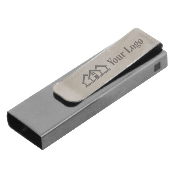 Logotrade liikelahja mainoslahja kuva: Metallinen USB-tikku