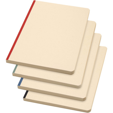 Logotrade mainoslahja ja liikelahja kuva: Liliana A5-kokoinen sokeriruo'osta ja RPET:stä valmistettu pehmeäkantinen muistikirja