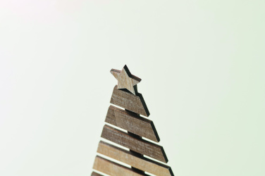 Logo trade mainoslahjat ja liikelahjat kuva: Puinen joulukuusi