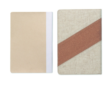 Logo trade mainoslahja ja liikelahja tuotekuva: A5-muistikirja/ 15 W laturi