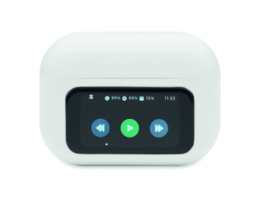 Logo trade mainoslahja ja liikelahja tuotekuva: ABS TWS -kuulokkeet