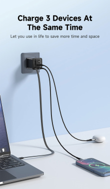 Logotrade mainostuotet kuva: Urban Vitamin Mendocino – 65 W GaN-laturi