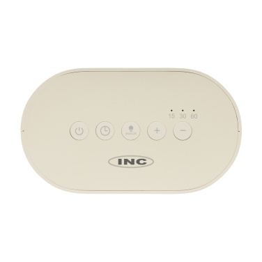 Logotrade mainostuotet kuva: LumaRise RCS -herätyskello, valkoinen kohina, kierrätysmuovi