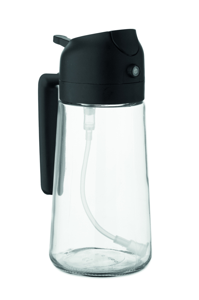 Logo trade mainoslahjat ja liikelahjat kuva: Lasinen öljypullo & sumutin