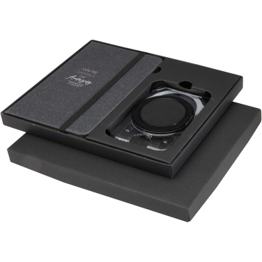 Logo trade mainostuote kuva: Kern kovakantinen muistikirja (A6) ja MagSafe lompakkolahjasetti