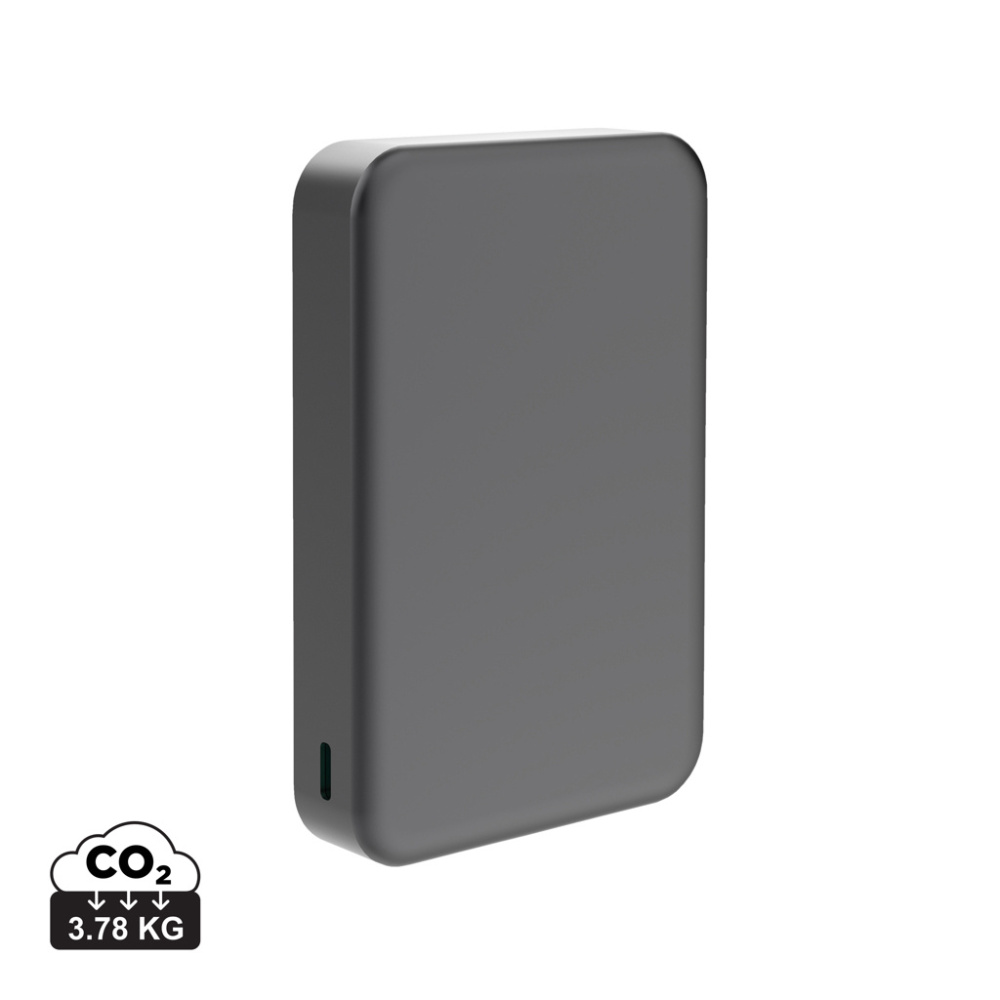 Logotrade mainoslahja tuotekuva: Quantum ultra-nopea 10 000 mAh magneettinen 25 W powerbank.