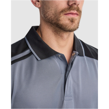 Logo trade mainostuotet tuotekuva: Samurai antibakteerinen lyhythihainen unisex-poolopaita 160 g/m2