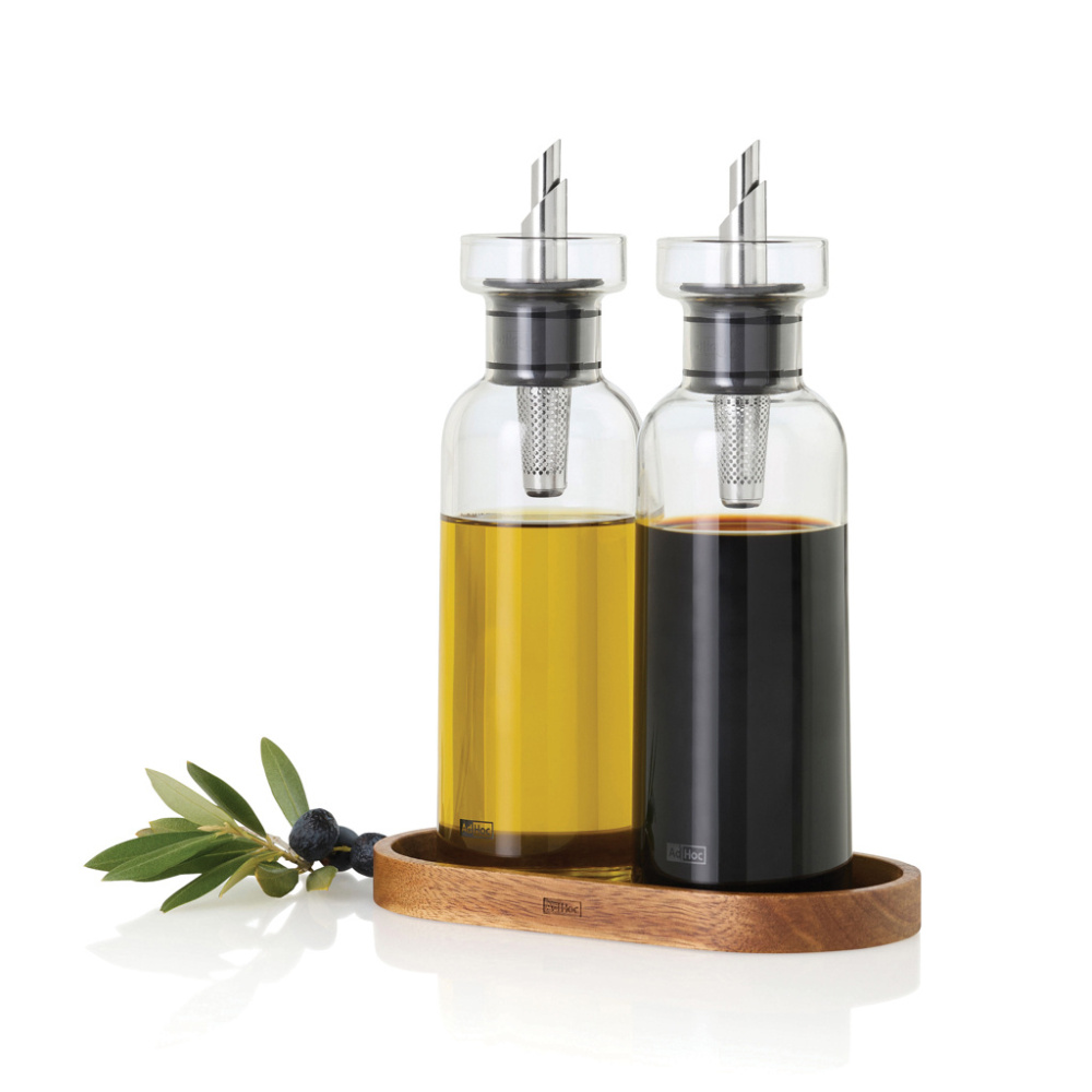 Logo trade mainoslahjat ja liikelahjat kuva: AdHoc Menage AromaPour öljy- ja etikkapullosetti 300 ml