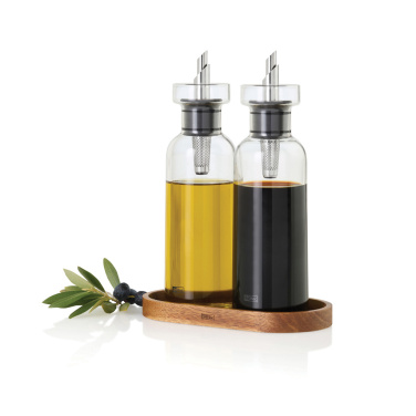 Logotrade mainoslahjat ja liikelahjat tuotekuva: AdHoc Menage AromaPour öljy- ja etikkapullosetti 300 ml